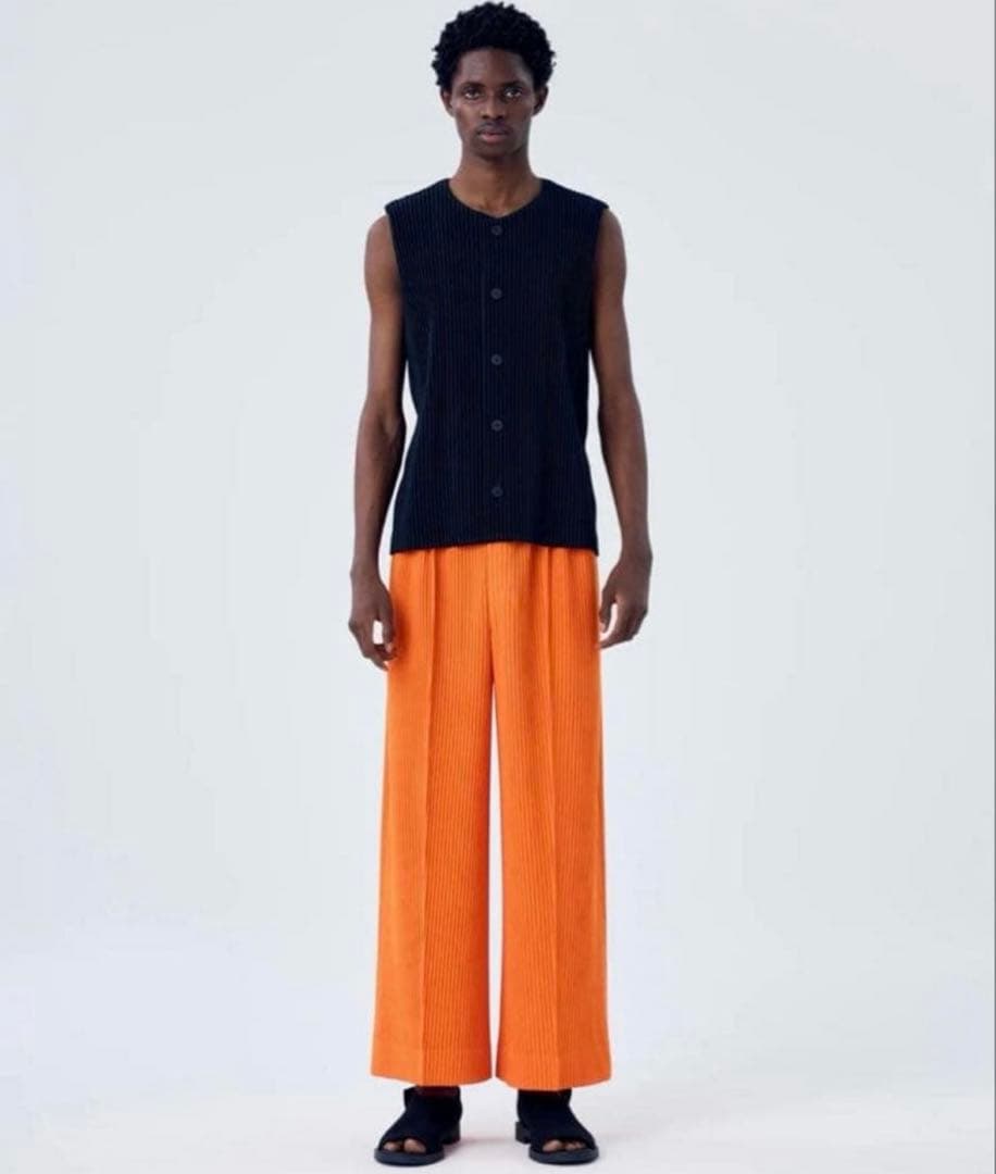 HOMME PLISSE ISSEY MIYAKE プリーツ ワイドパンツ