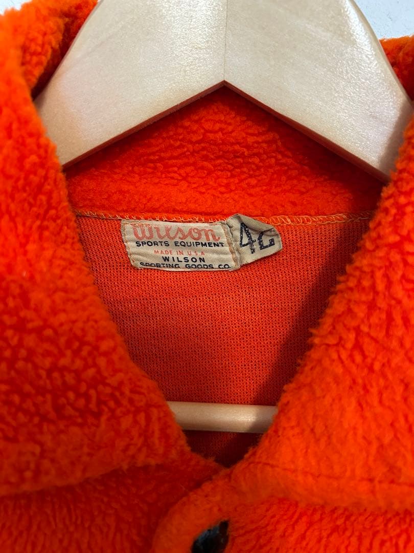 50s Wilson ヴィンテージ 半袖スタジャン スポジャケINDIANS