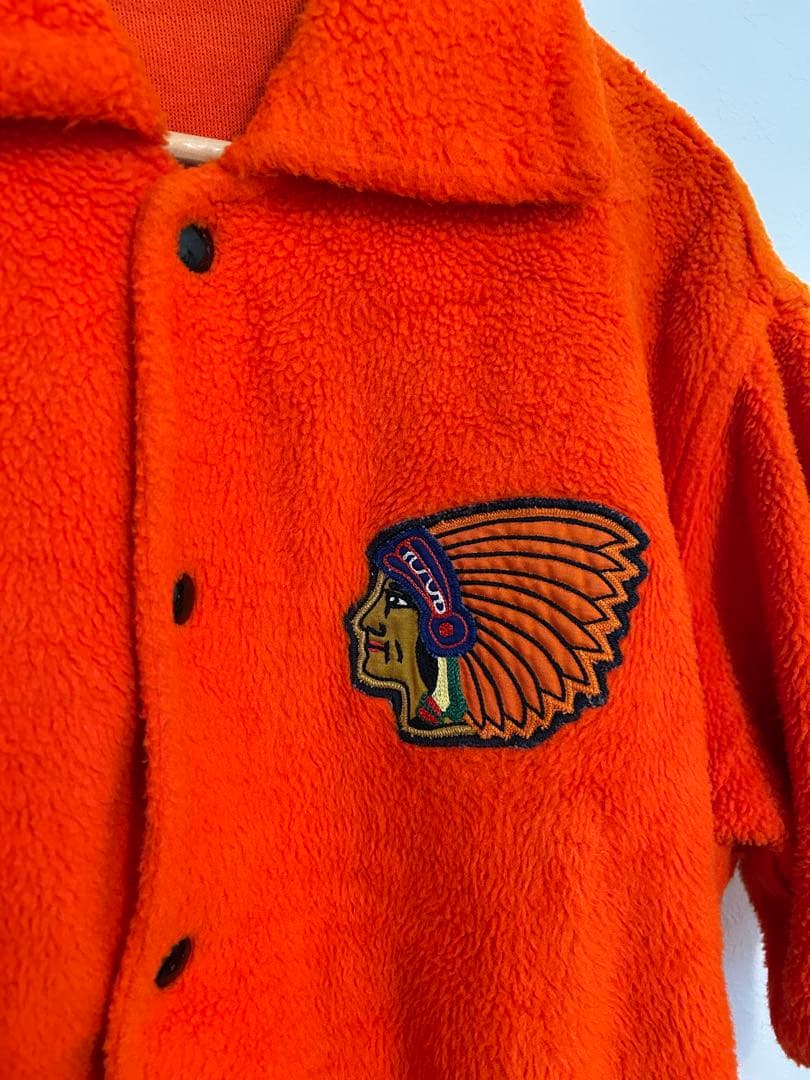 50s Wilson ヴィンテージ 半袖スタジャン スポジャケINDIANS