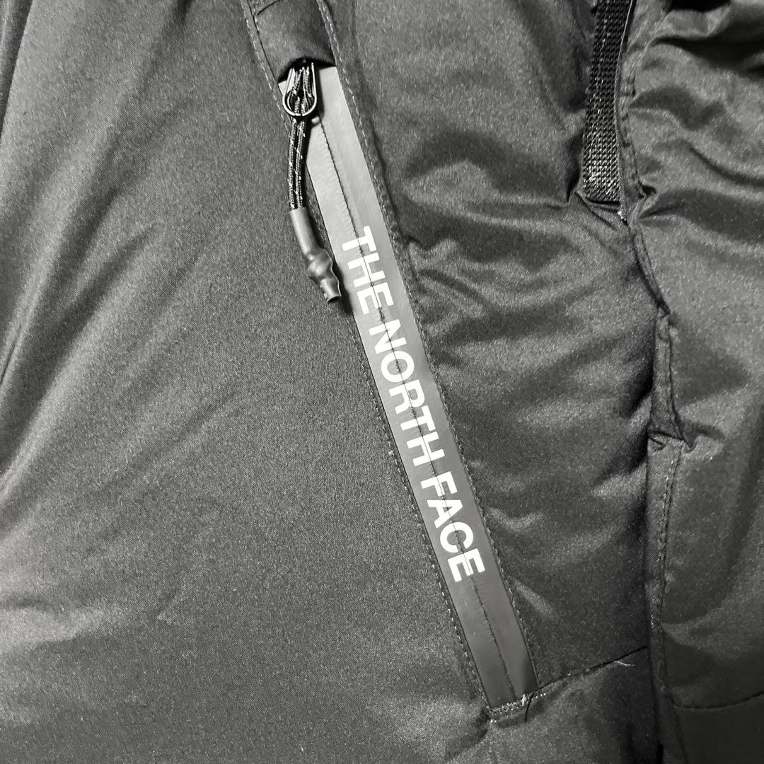 ノースフェイス ベンチコート メンズS レディースL ブラック ロングダウン