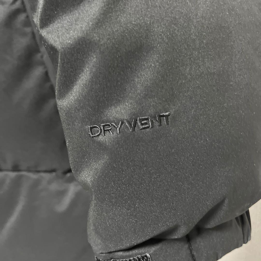 ノースフェイス ベンチコート メンズS レディースL ブラック ロングダウン