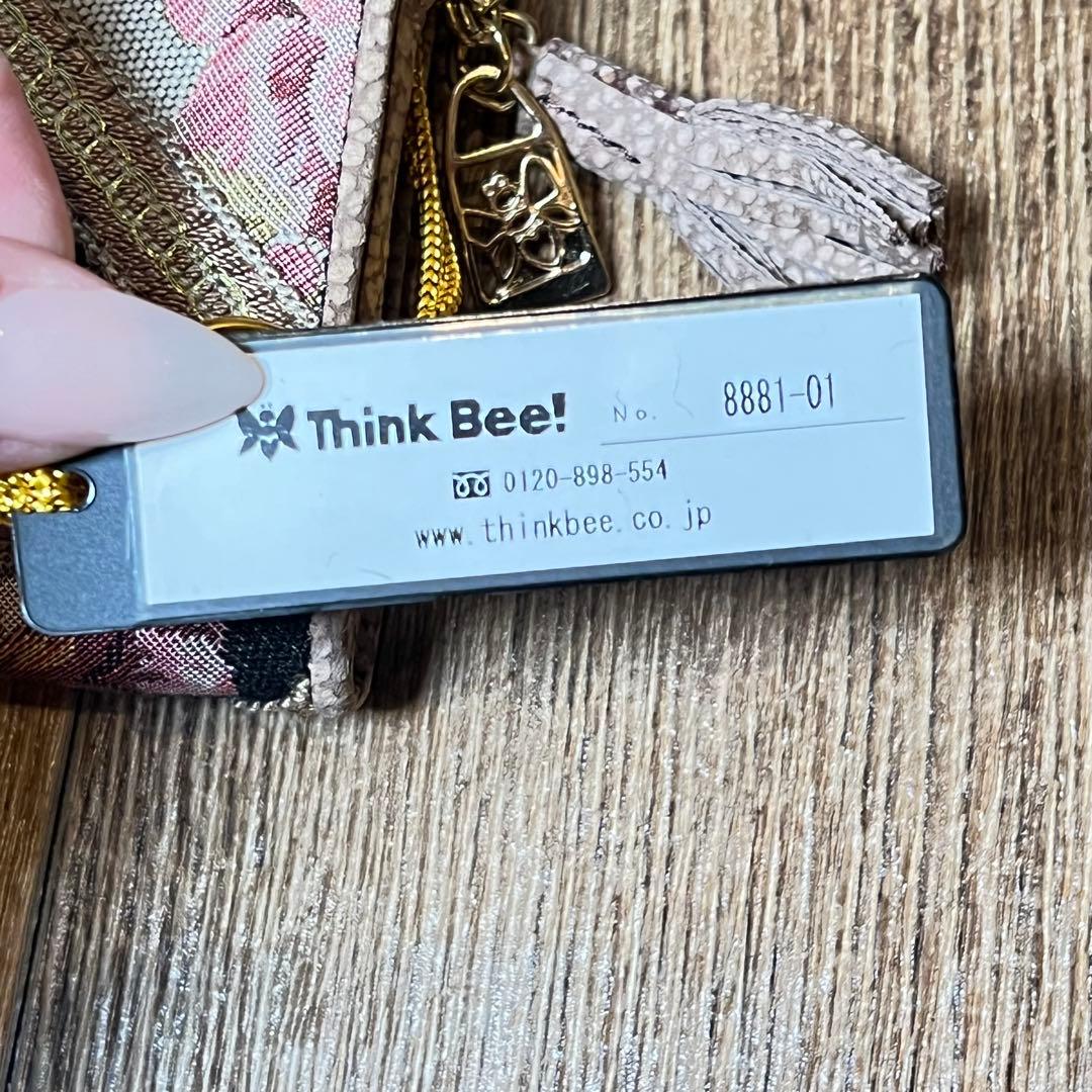 Think Bee! 花柄刺繍 長財布