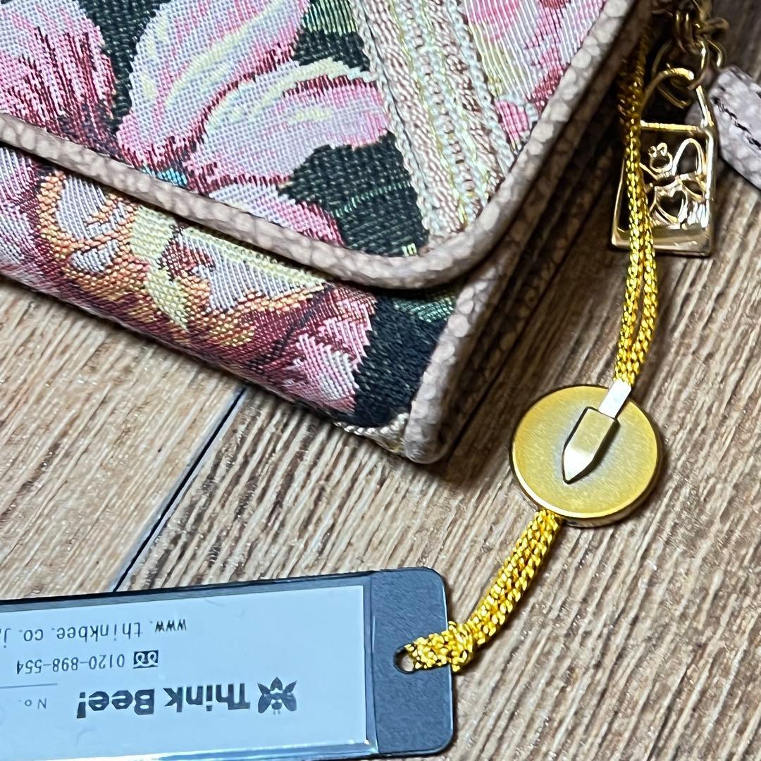 Think Bee! 花柄刺繍 長財布