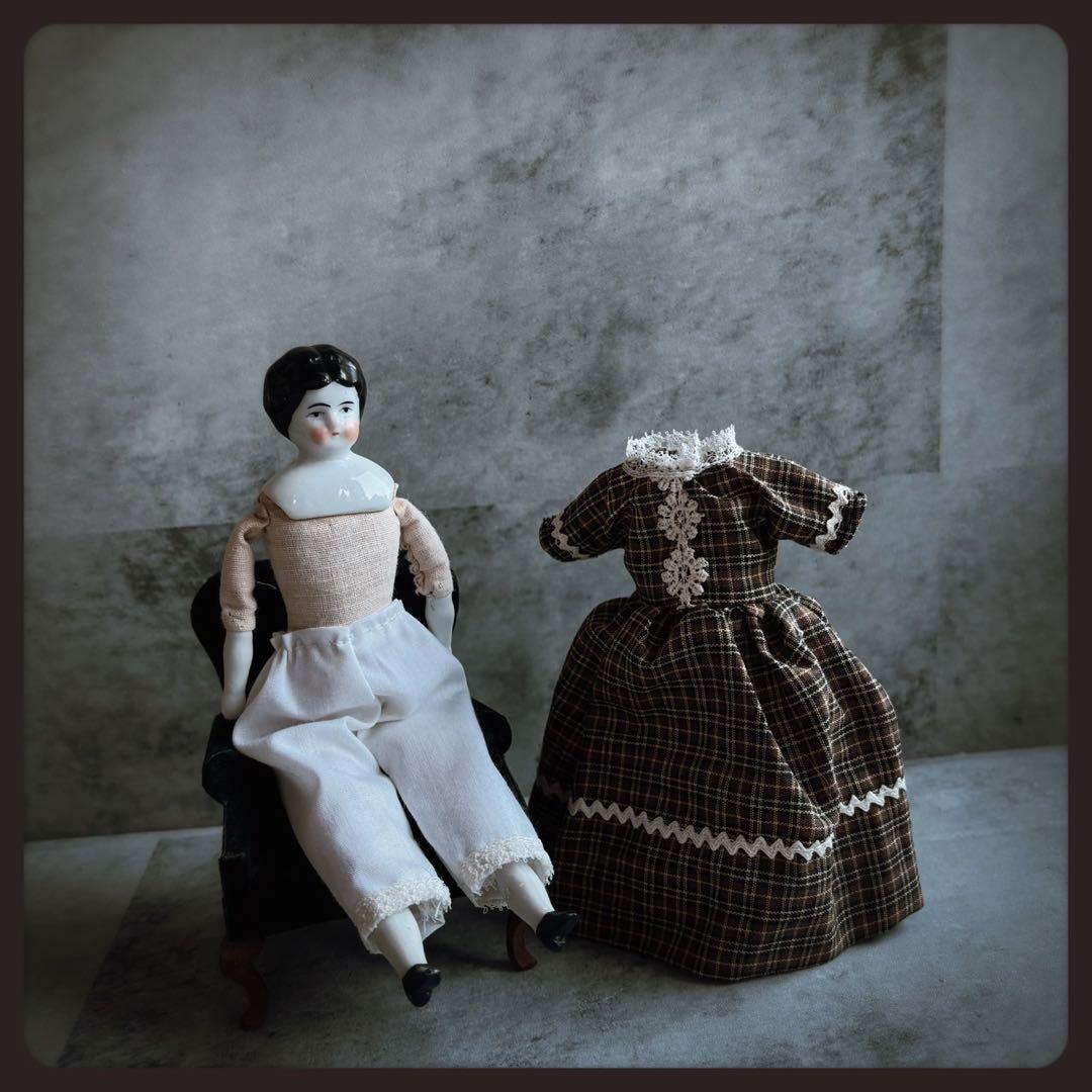 アンティーク チャイナヘッドドール ビスクドール