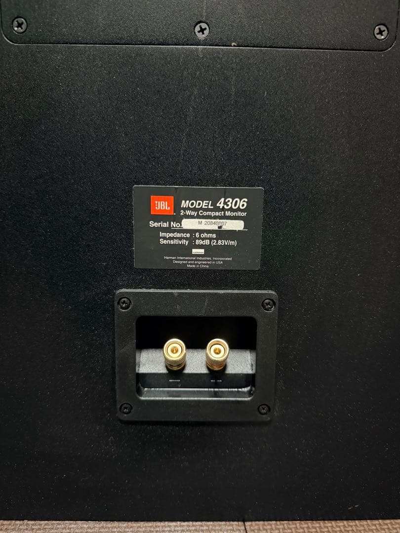 JBL 4306スピーカー,動作確認済み。良い品。