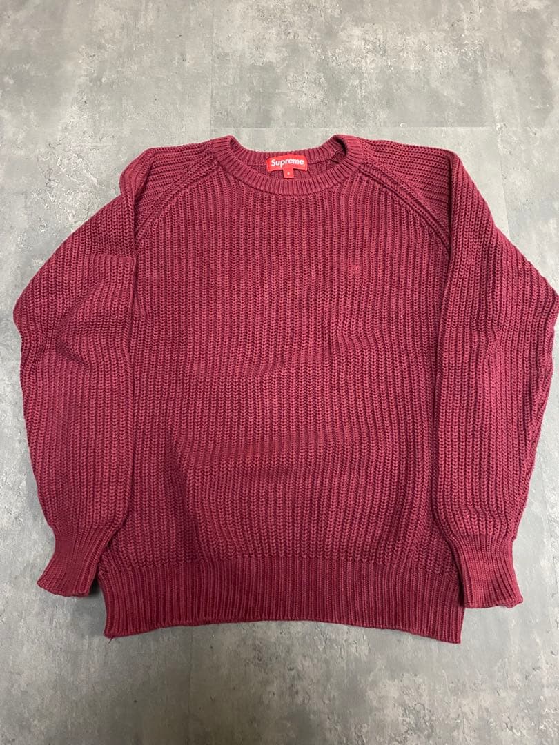 supreme ニット　セーター　赤