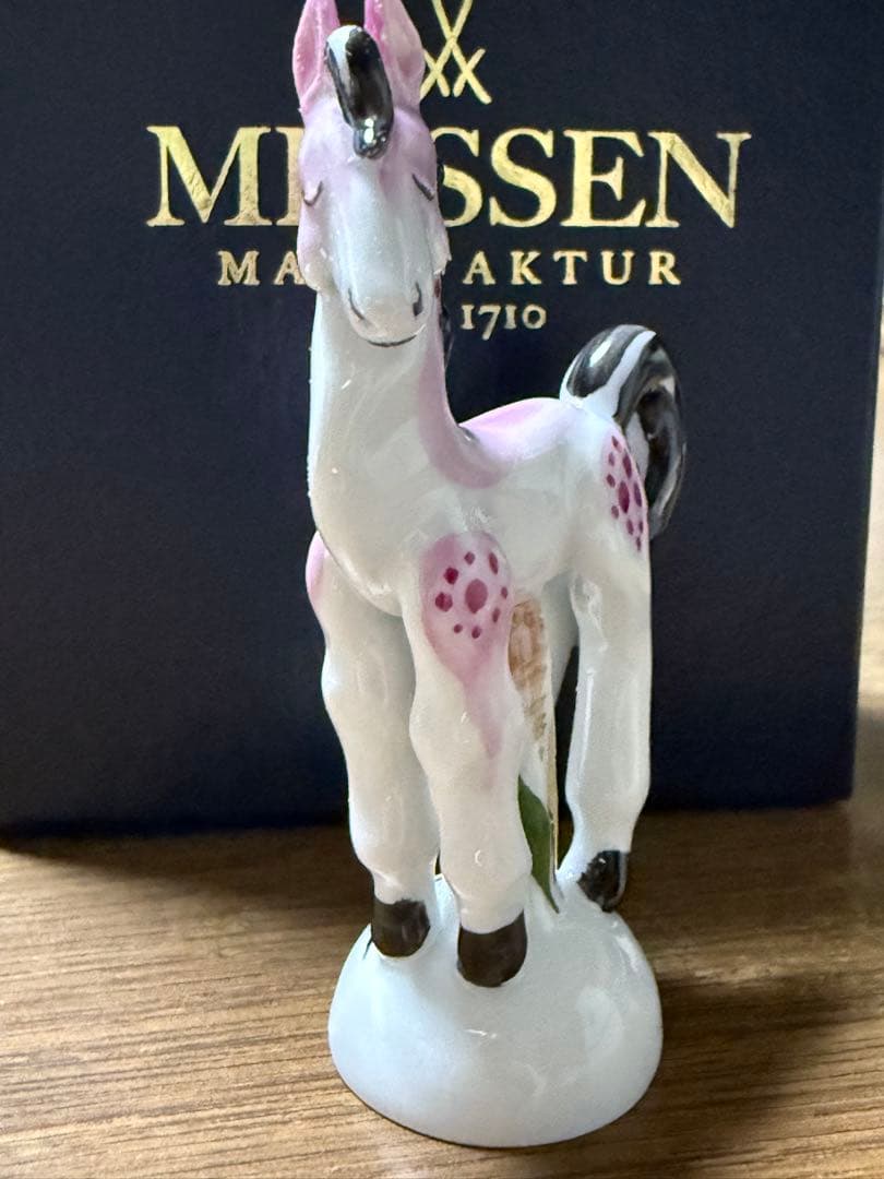 MEISSEN 干支人形　馬　磁器製