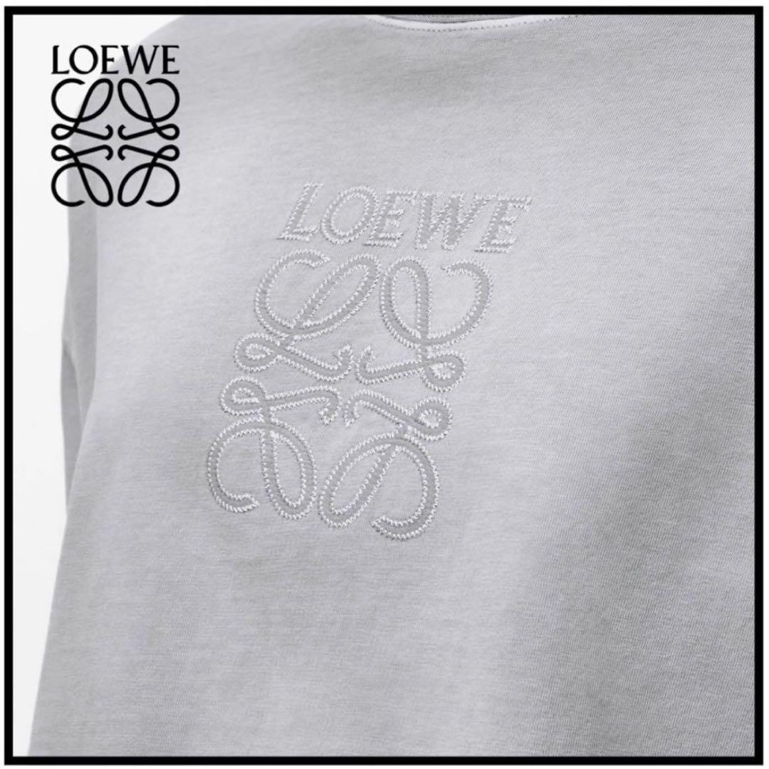 ロエベ　LOEWE クロップド Tシャツ グレー (コットン) XSサイズ