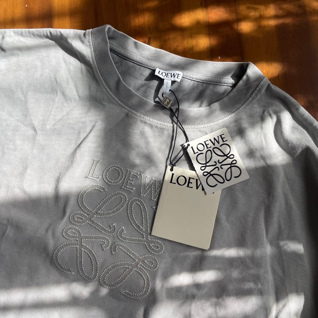 ロエベ　LOEWE クロップド Tシャツ グレー (コットン) XSサイズ