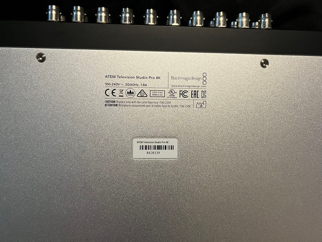 S*T様 ATEM Television Studio Pro4K スイッチャー