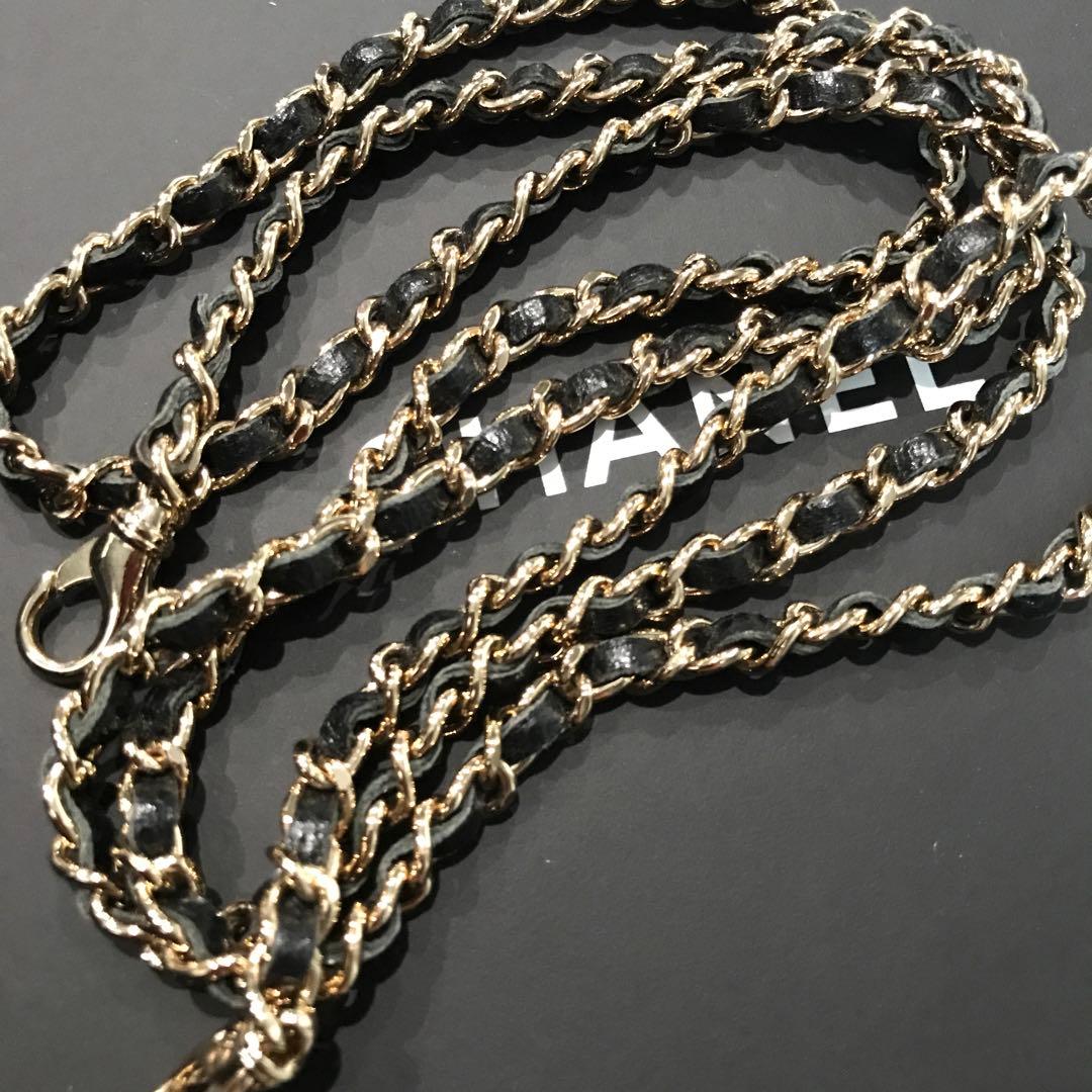 シャネル iPhone 12 ケース ブラック 確実正規品