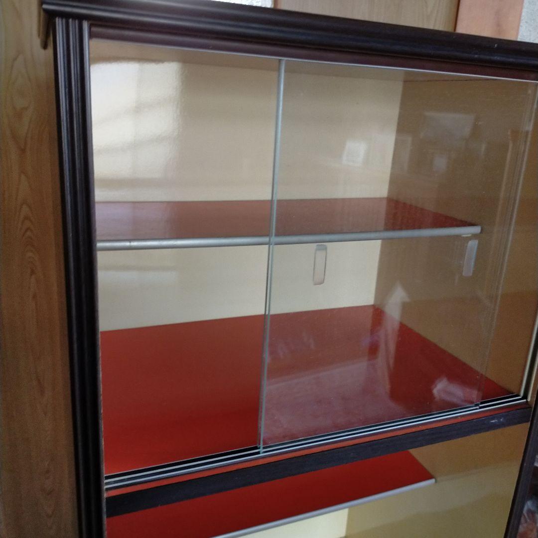 昭和レトロ　食器棚　飾り棚　サイドボード