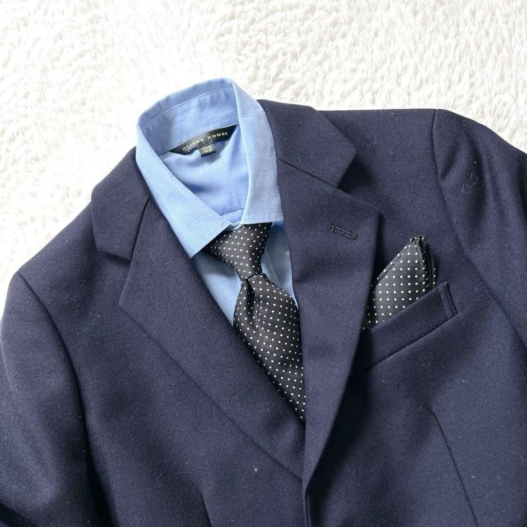 ラルフローレン 120 フォーマルスーツ　紺ブレザー 入学式　クリーニング済