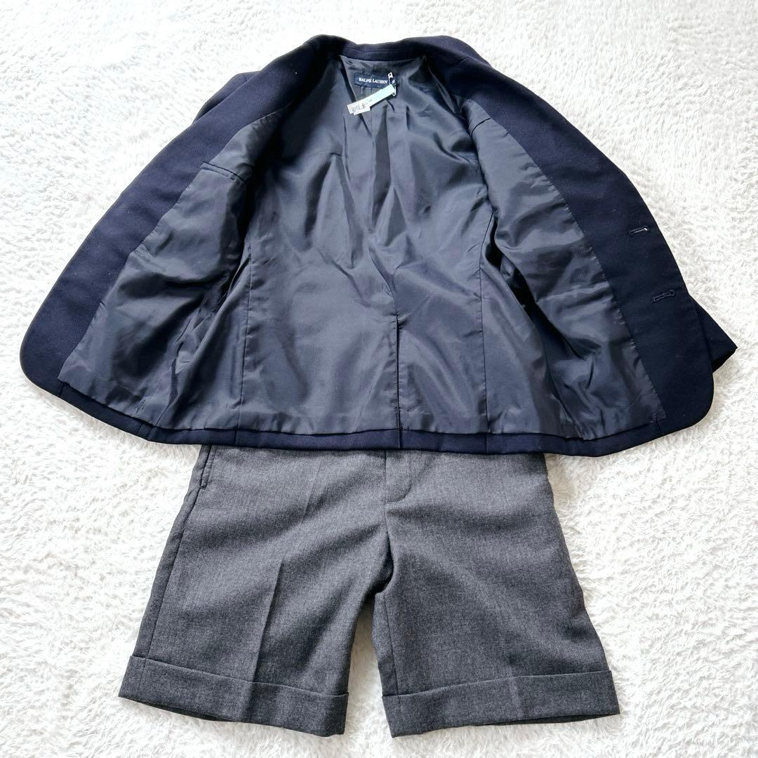 ラルフローレン 120 フォーマルスーツ　紺ブレザー 入学式　クリーニング済