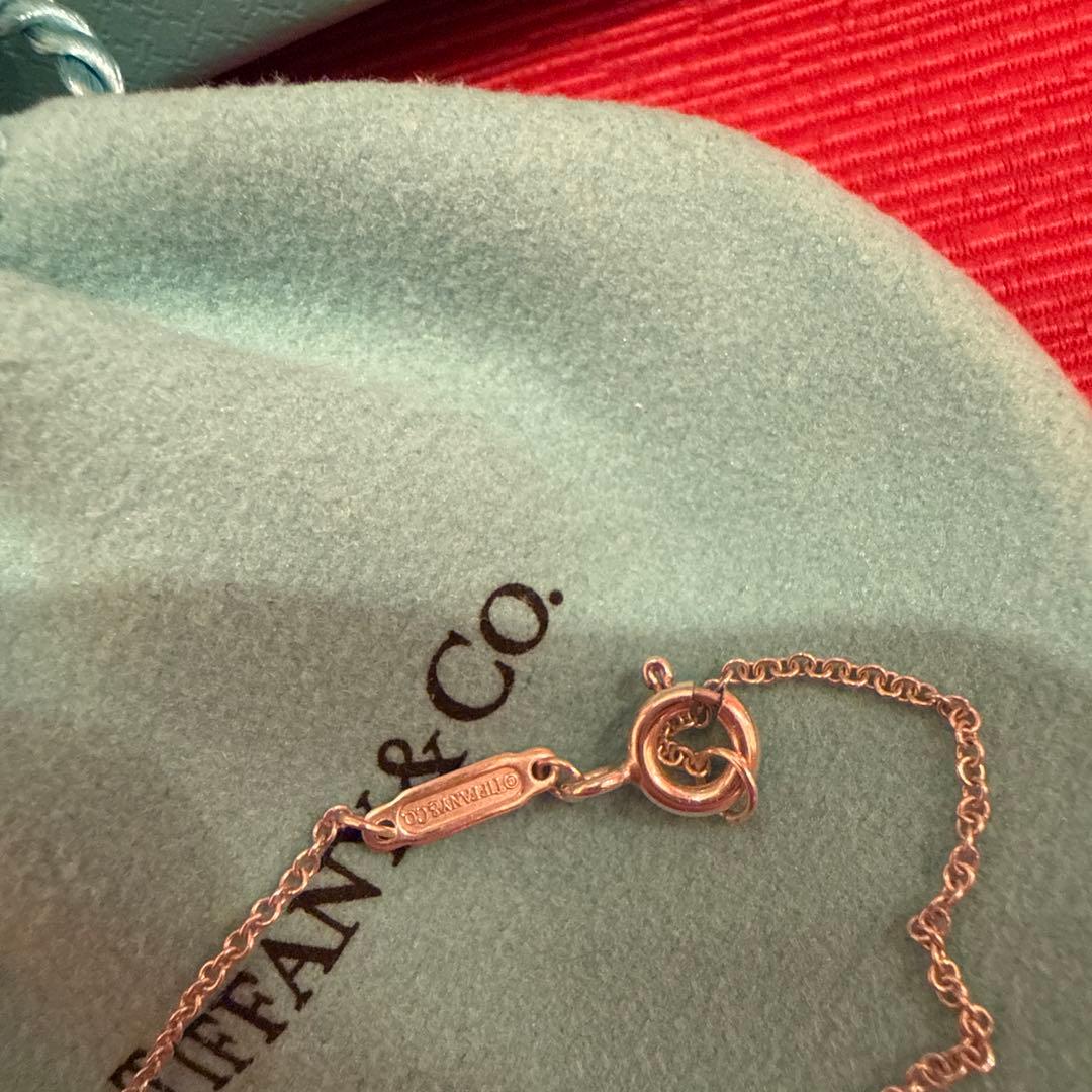 Tiffany & Co. ブルー ダブル ハート ペンダント シルバーミニ