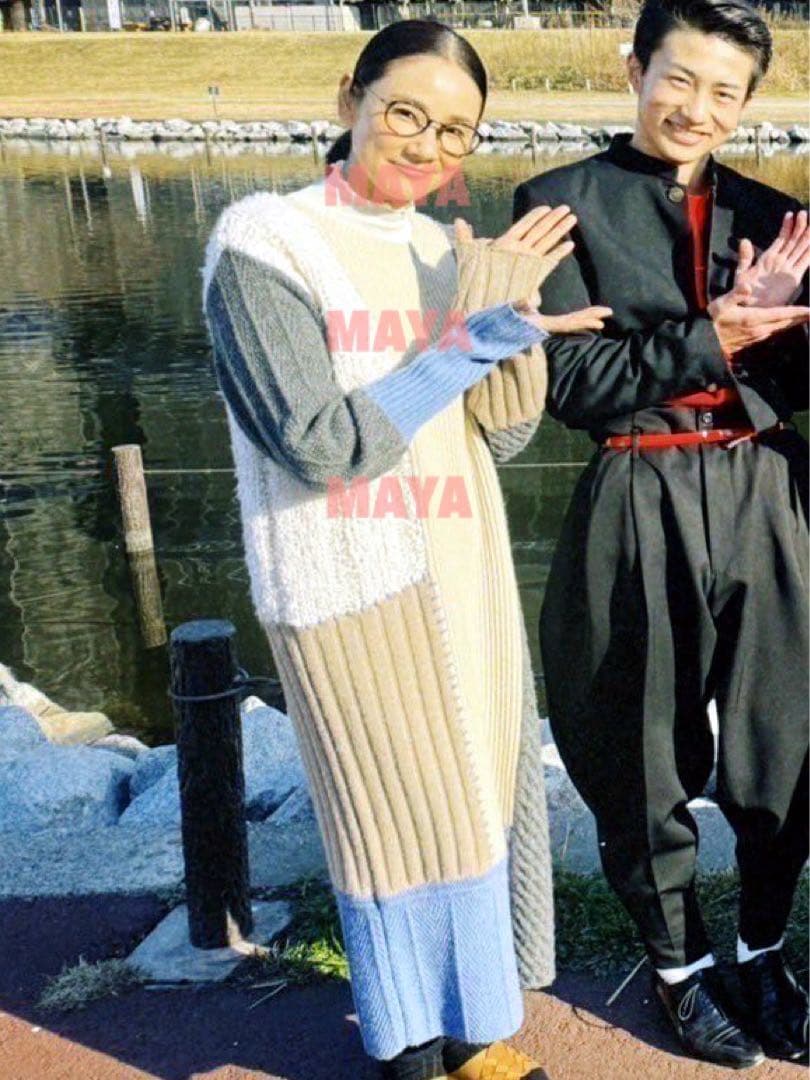 ★TV衣装★　MAISON SPECIAL　ニットワンピース　MLT1