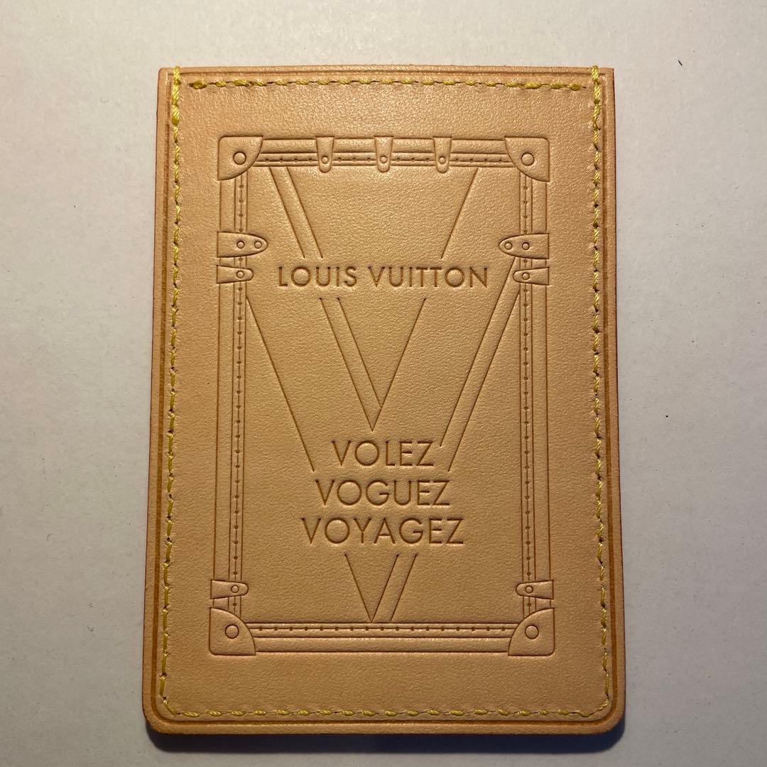 【中古 美品】ルイヴィトン 名刺入れ ヌメ革 パスケース　フランス製