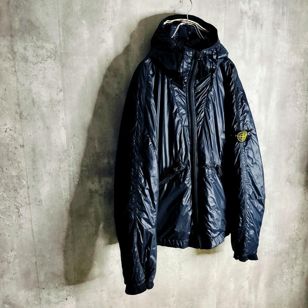 08AW・ハーヴェイ★ストーンアイランド メッシュバッジ グースダウンジャケット