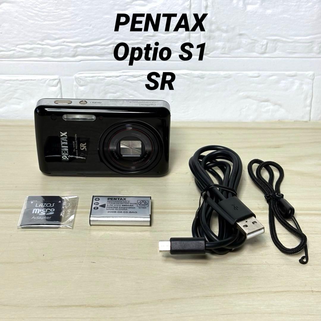 【美品】PENTAX Optio S1 SR コンデジ ペンタックス オプティオ