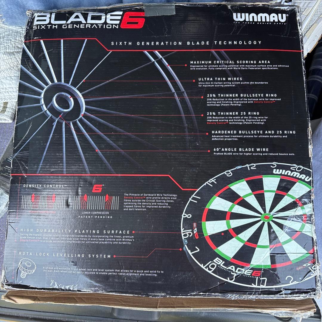 じ*ん様 WINMAU BLADE6 ダーツボード　未使用、極美品。
