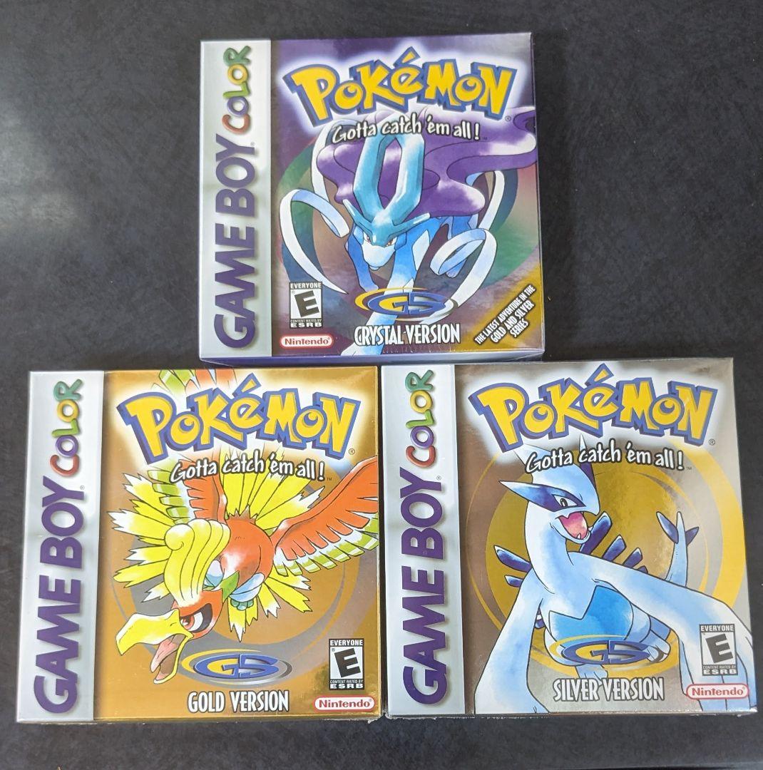 ポケモン　金銀クリスタル　未開封