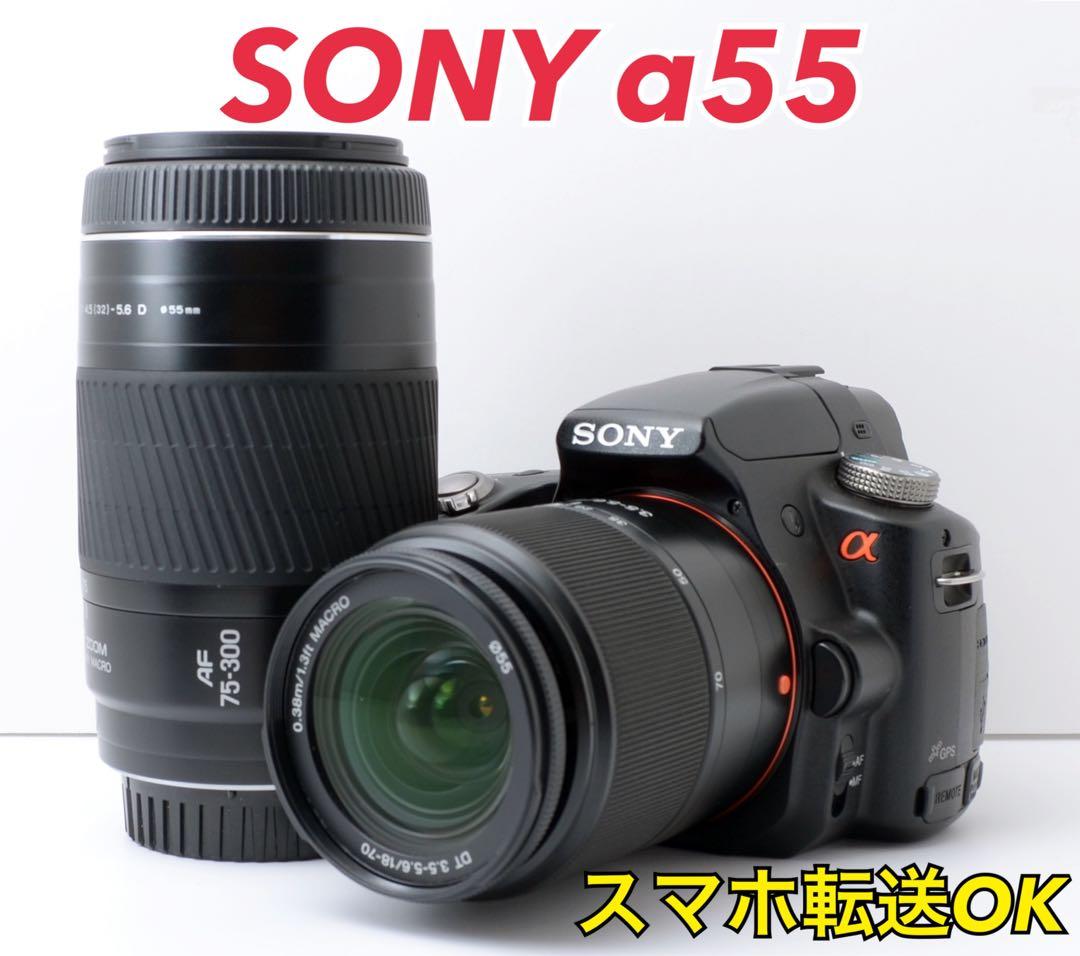 S数約5700回！SONY α55★転送OK★すぐ使える★超望遠付き