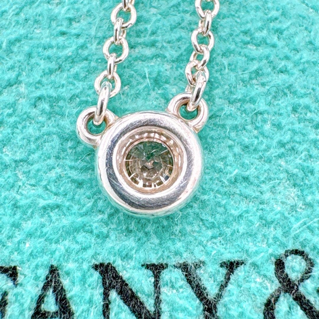 美品 ティファニー バイザヤード ダイヤ 4.2mm ネックレス シルバー925