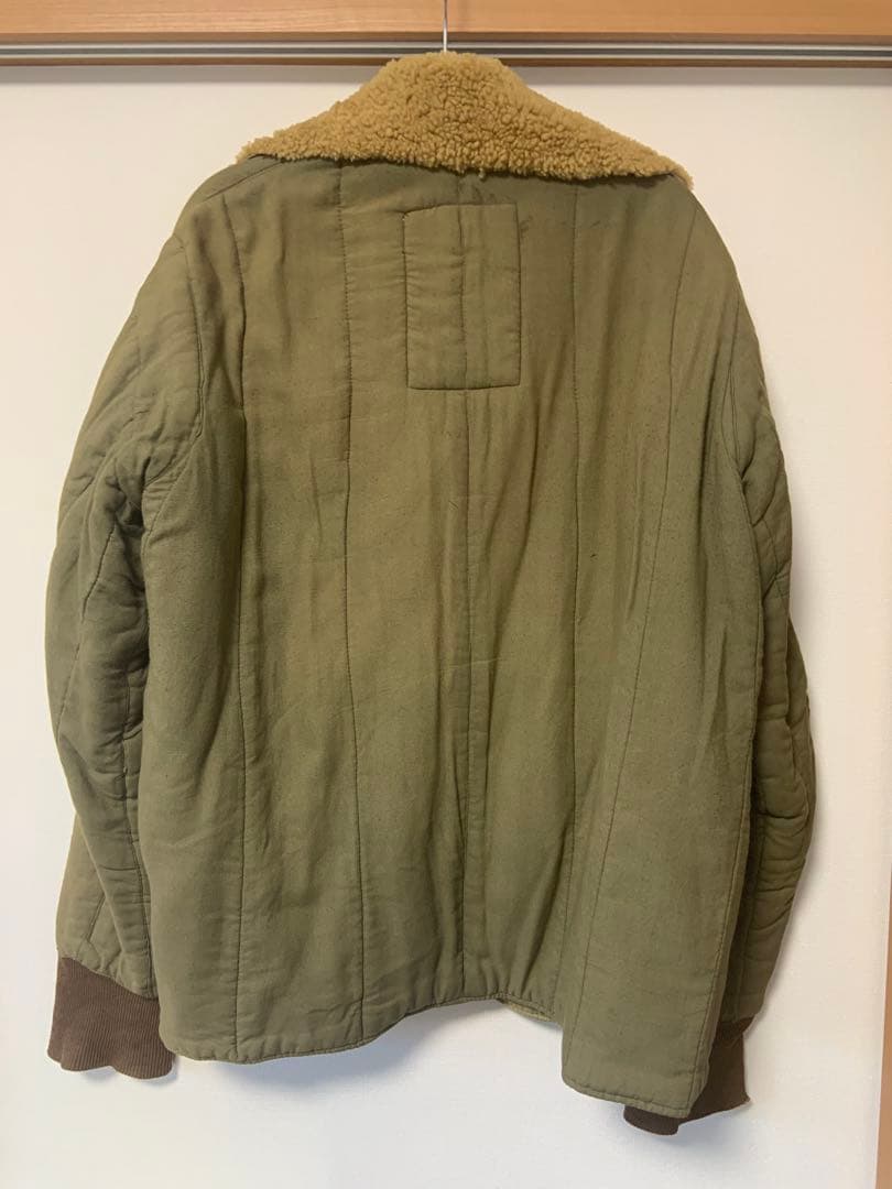 キ*ル様 KAPITAL ボア襟 ミリタリージャケット オリーブ　リアル ムート