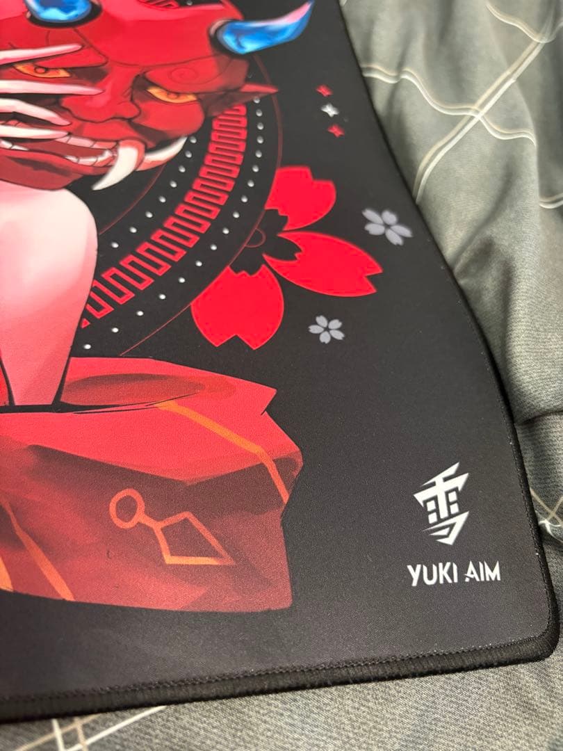 YukiAim oni 2022 マウスパッド 黒