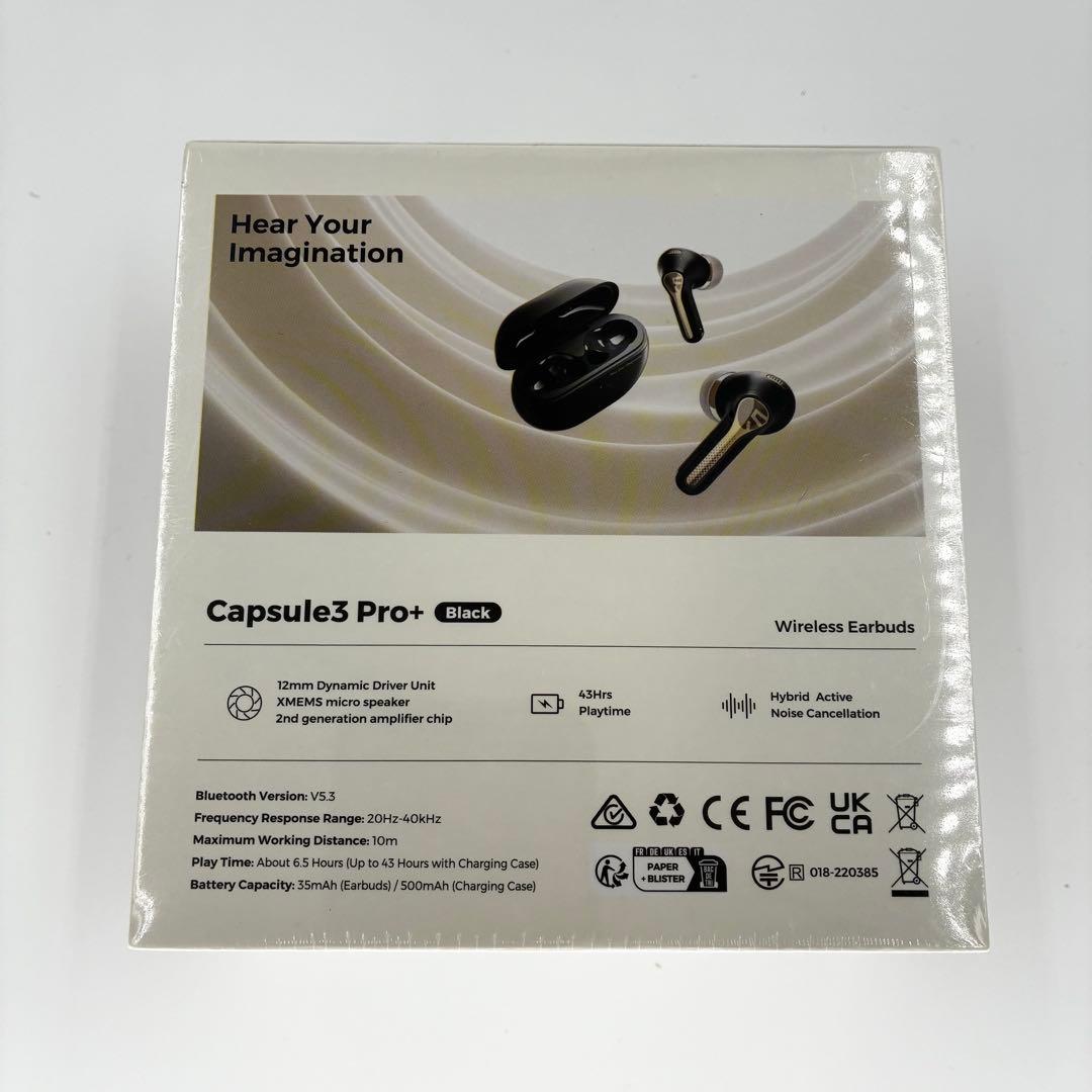 【新品】 SOUNDPEATS Capsule3 Pro+ ワイヤレスイヤホン