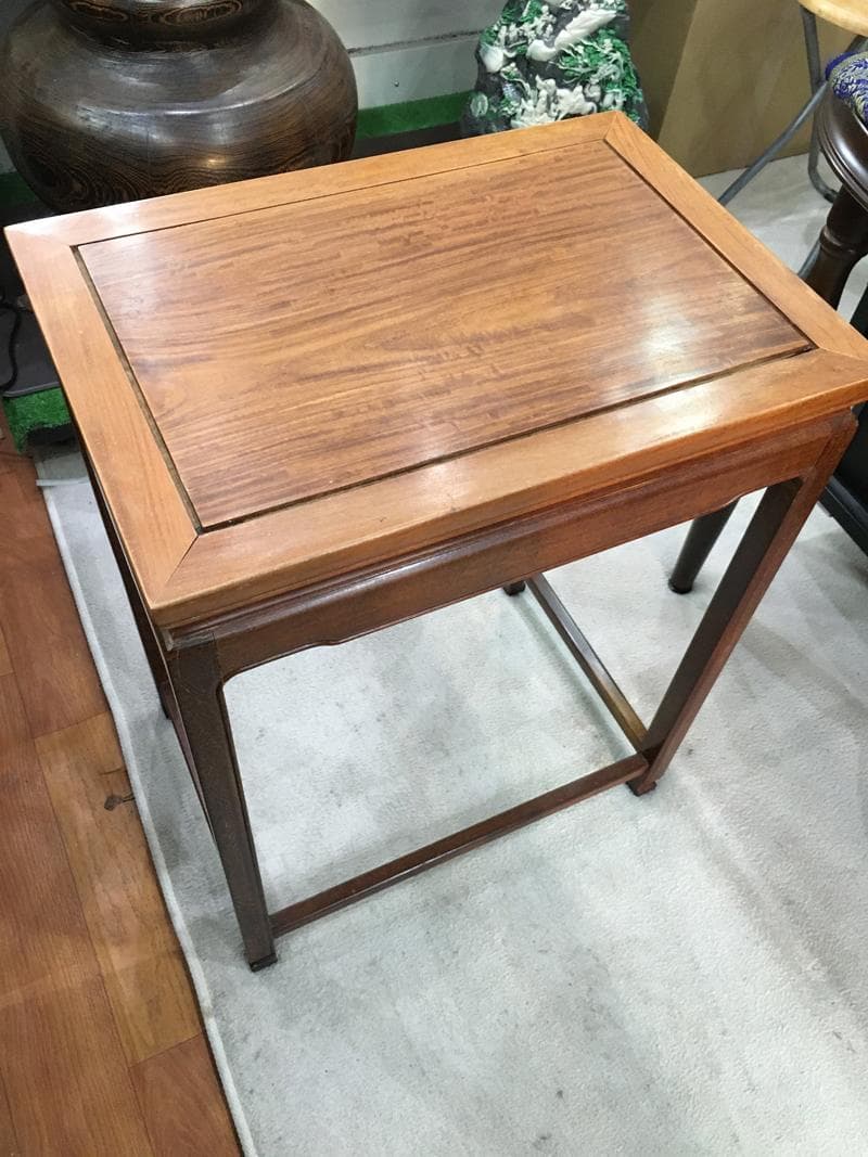 総花梨無垢！内BOX付き ネストテーブル 大