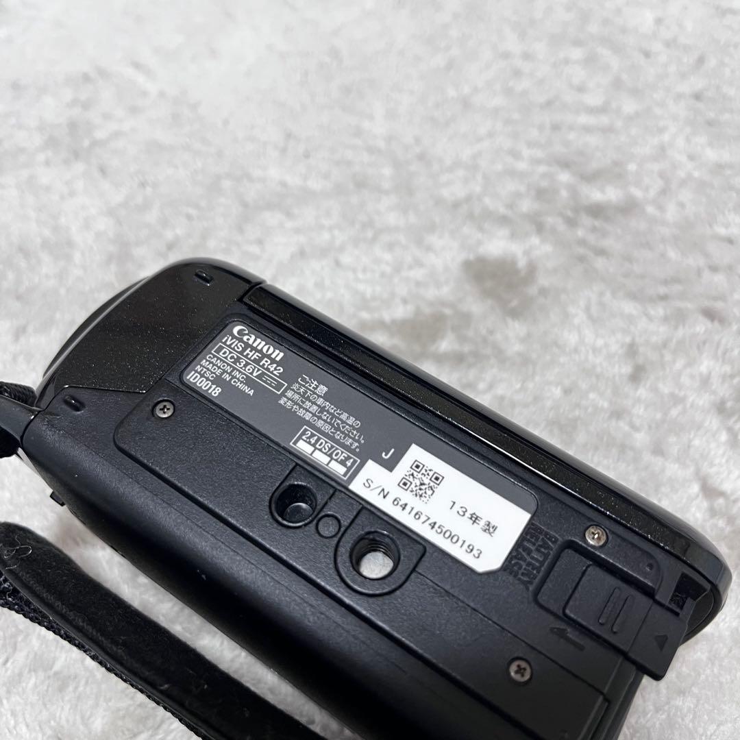 美品　Canon キャノン　iVIS HF R42 ビデオカメラ　ブラック