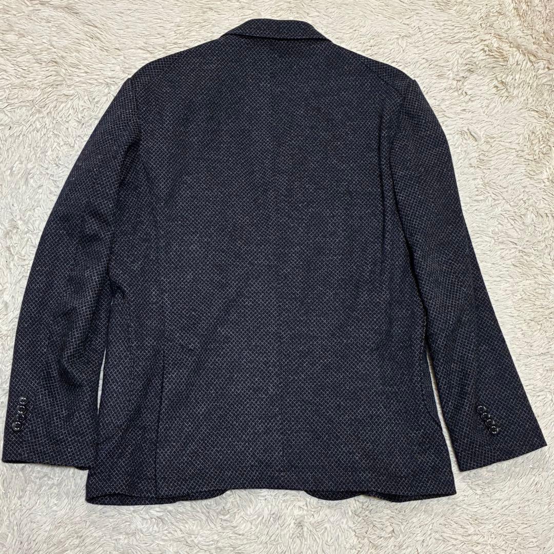 G-Stage 【秋冬】 紺 格子柄 トラベル アンコン ジャケット パンツ