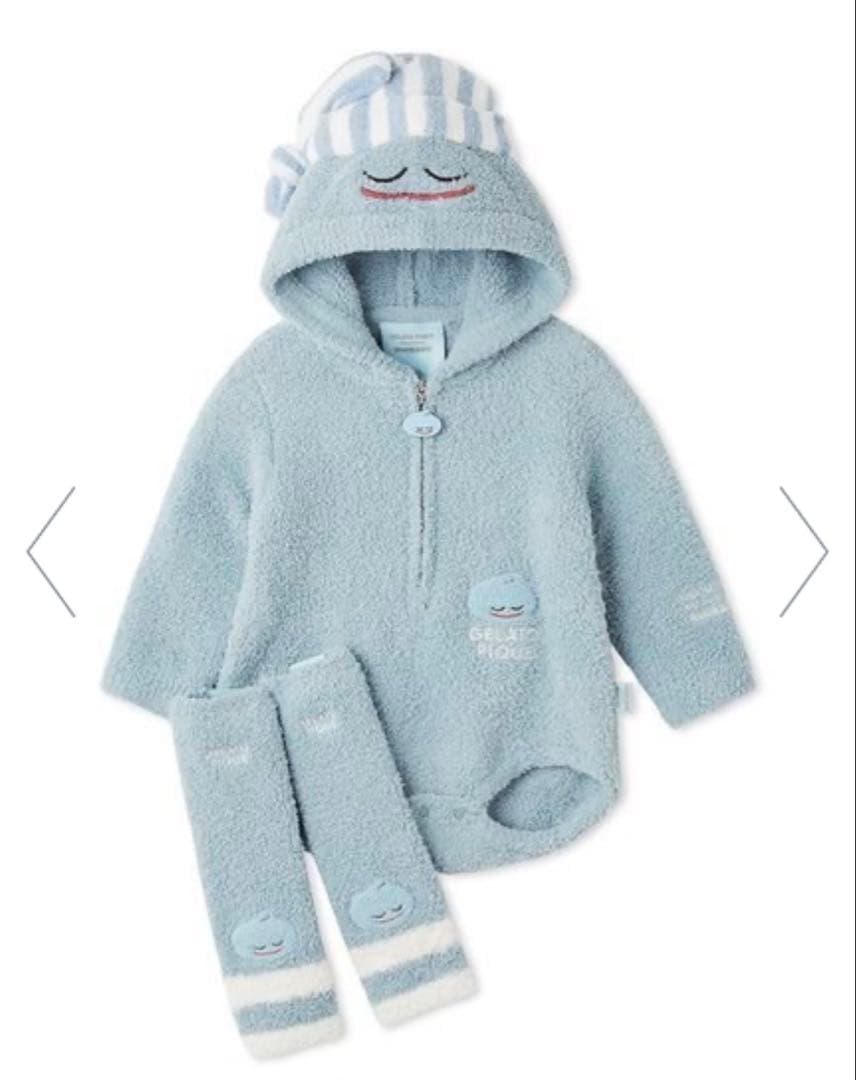 【サイズ80】GELATO PIQUEパウダースライムロンパースsetジェラピケ