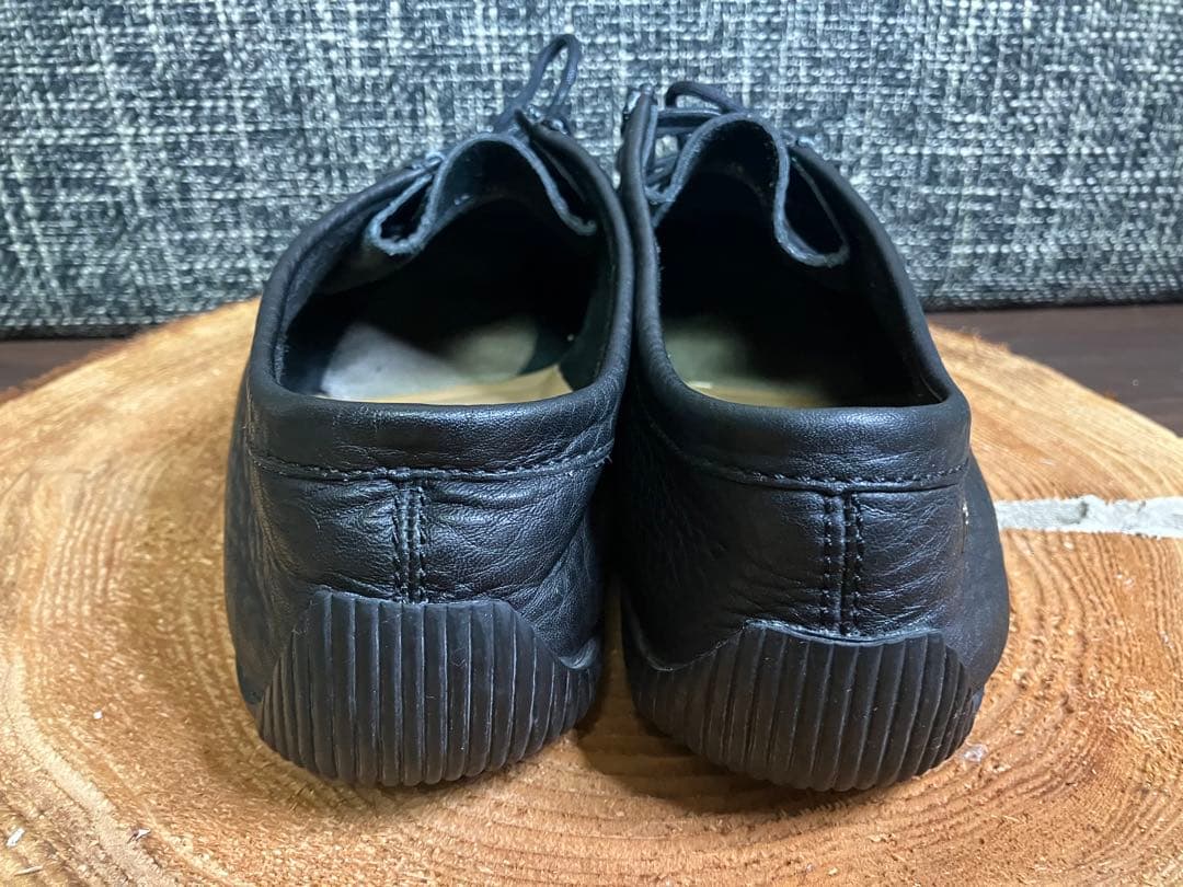 【美品】Clarks クラークスオリジナル　オールレザー　ワラビー　シボ 加工