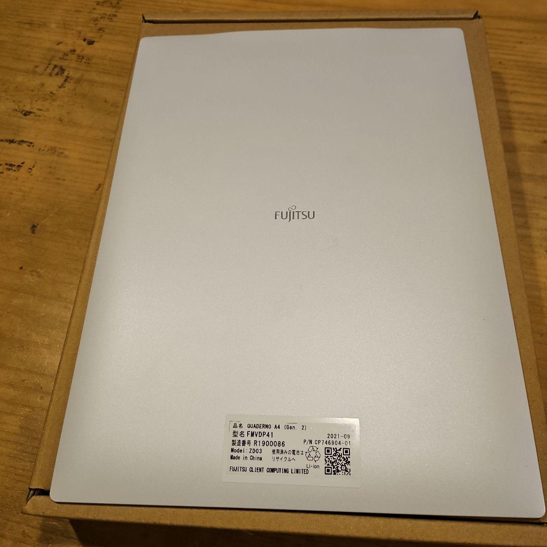 富士通　QUADERNO クアデルノ　A4 (Gen2)