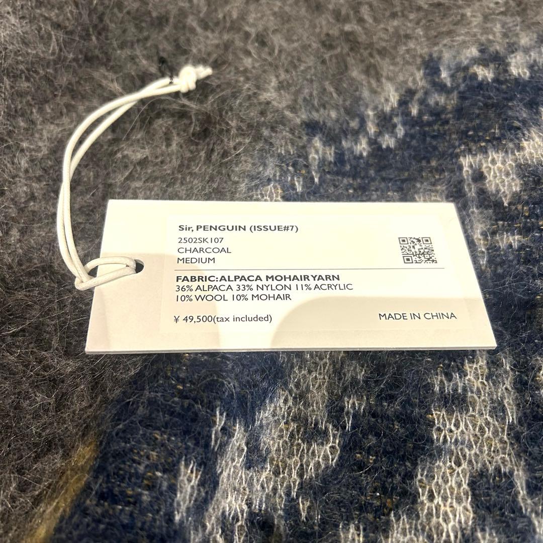 SHINYAKOZUKA Sir, PENGUIN ニット CHARCOAL