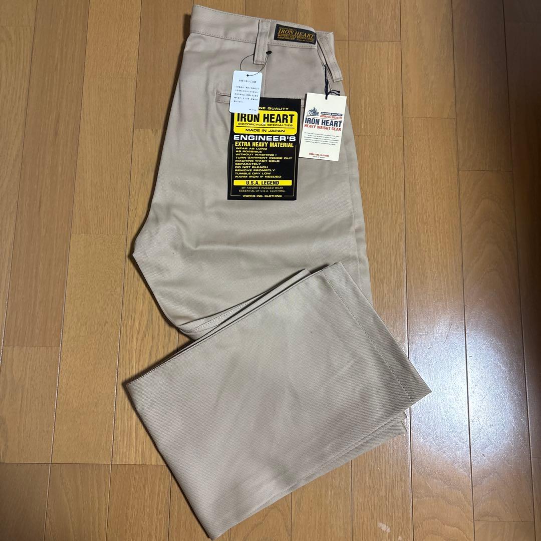 IRON HEART カーキ チノパン 31