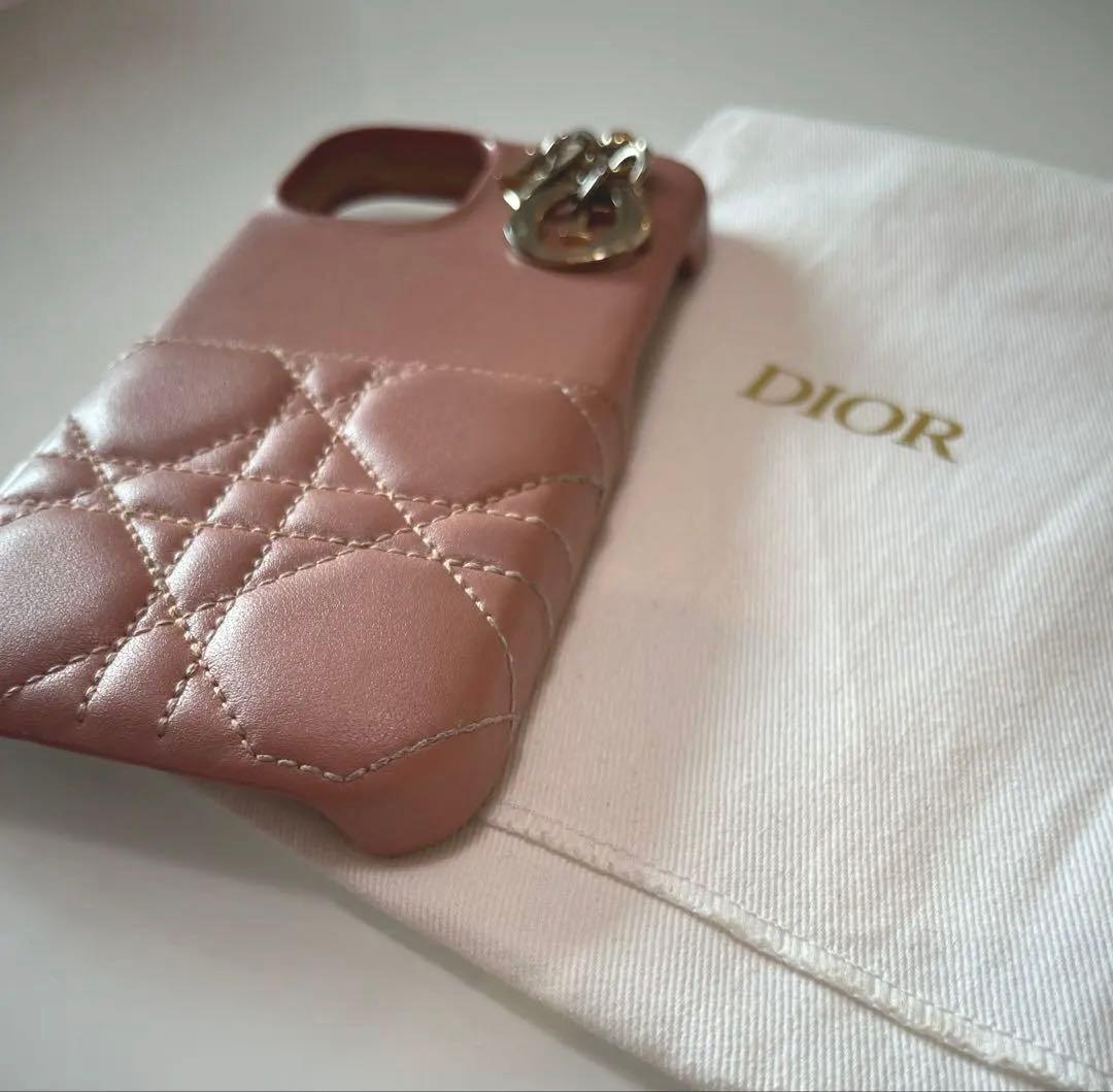 【限定色ピンク】Christian Dior iPhone13ケース カナージュ