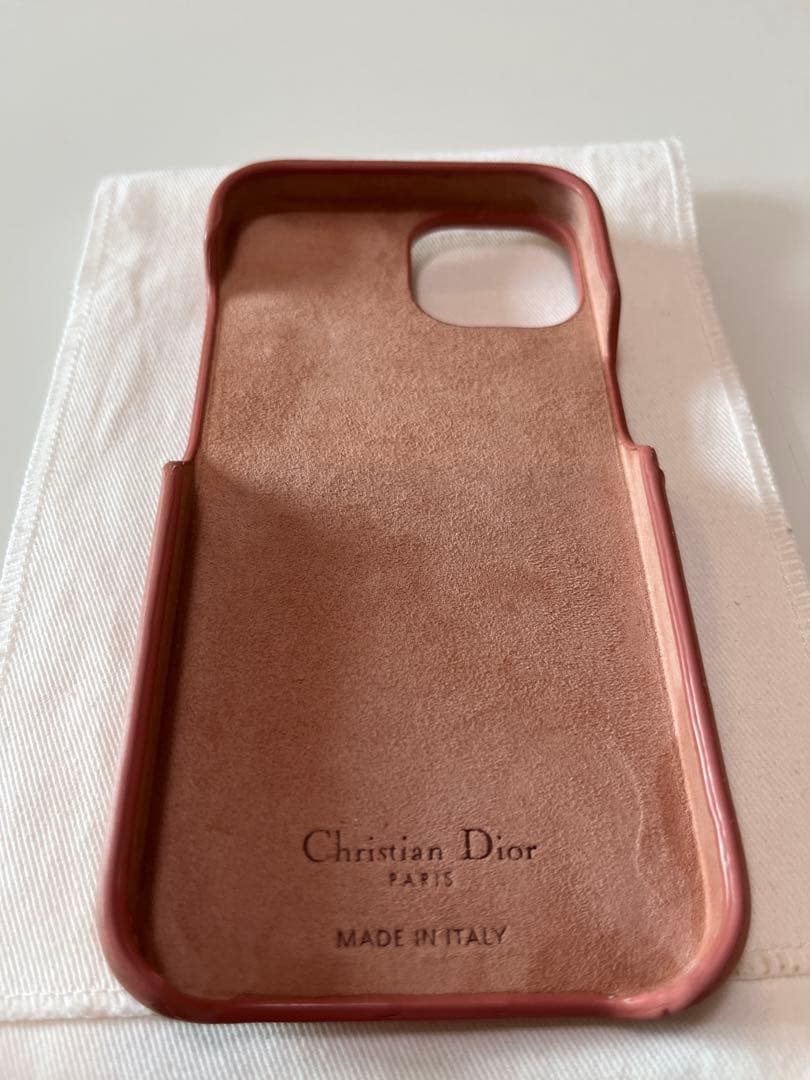 【限定色ピンク】Christian Dior iPhone13ケース カナージュ