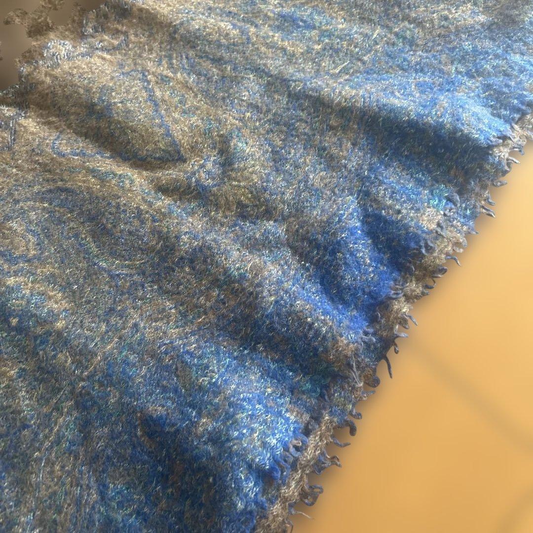 【45R】45rpm 毛麻混 ペイズリー切替チュニック グラデーション 2