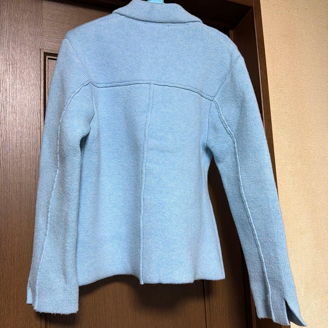 アダムロペ　洗えるアウターライクカーディガン