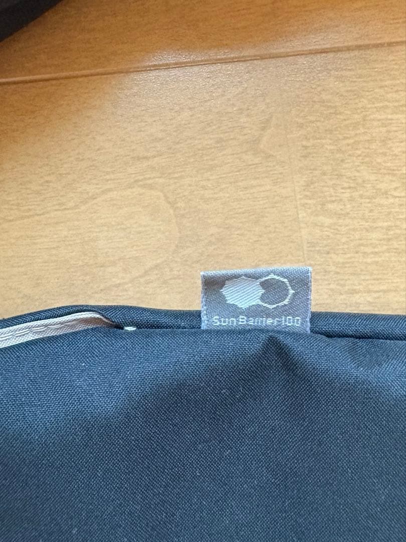 日傘 サンバリア100 2段　ブラック/ピンク