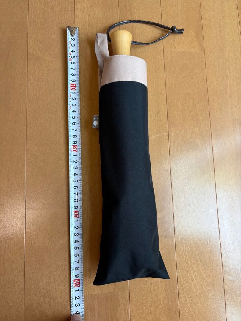 日傘 サンバリア100 2段　ブラック/ピンク