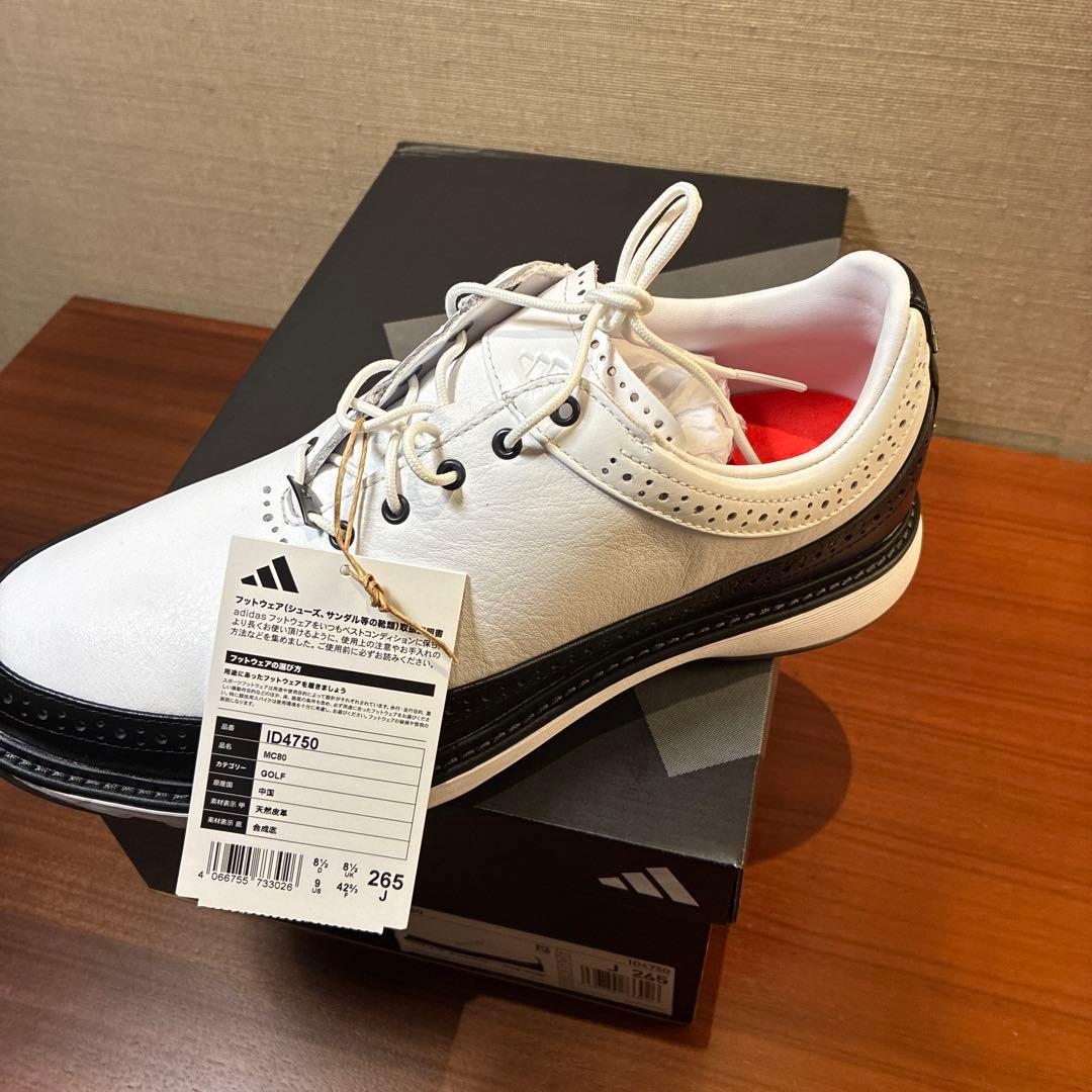 新品箱付きadidasゴルフシューズ MC80 26.5cm 定価29700円