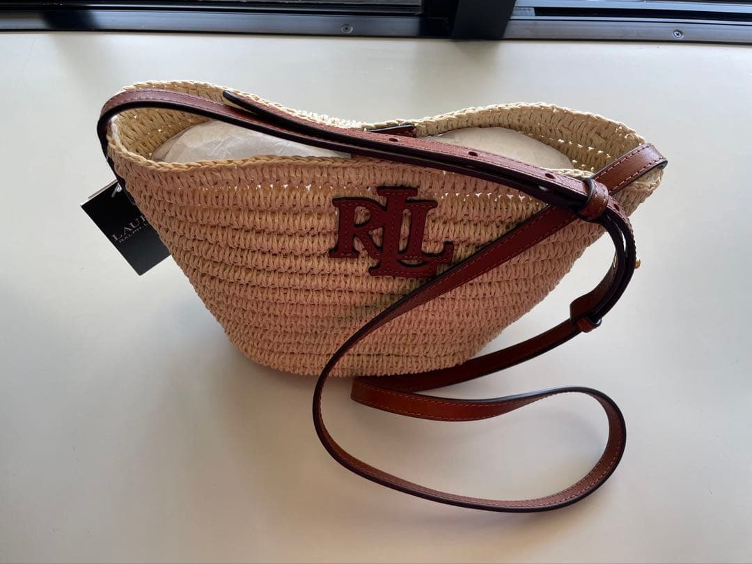 ラルフローレンストロー かごバッグ クロスボディ