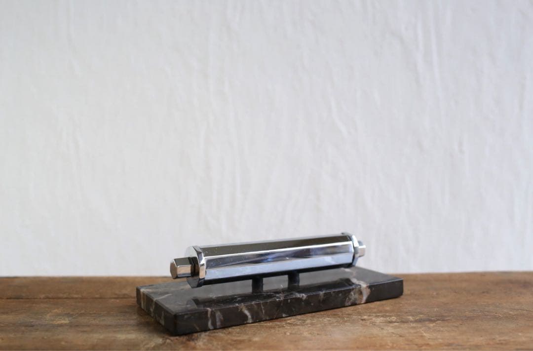 卓上万年カレンダー　フランス ヴィンテージ 『GOLD STARRY』大理石