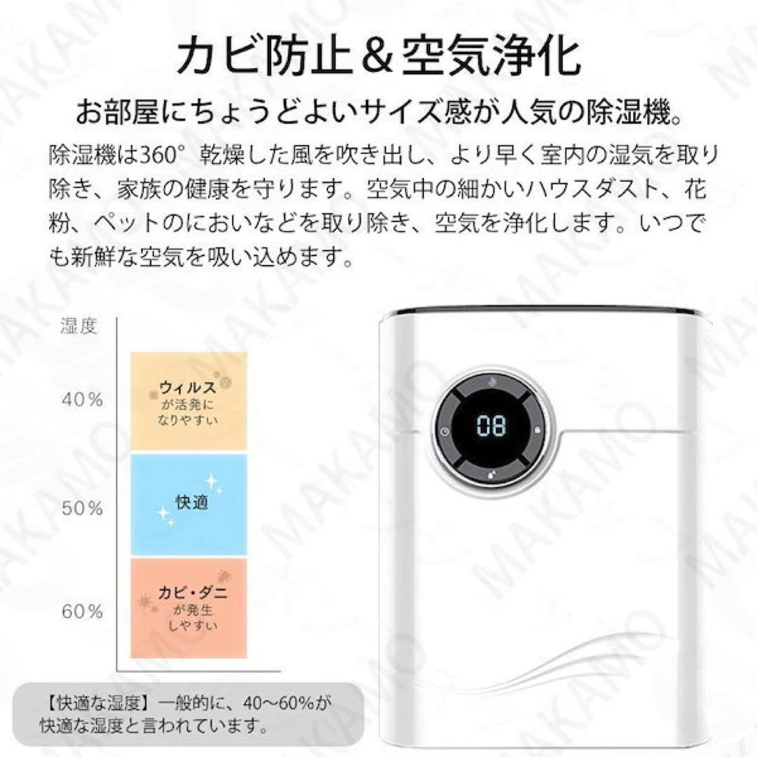 空気清浄機付除湿機　1200ml