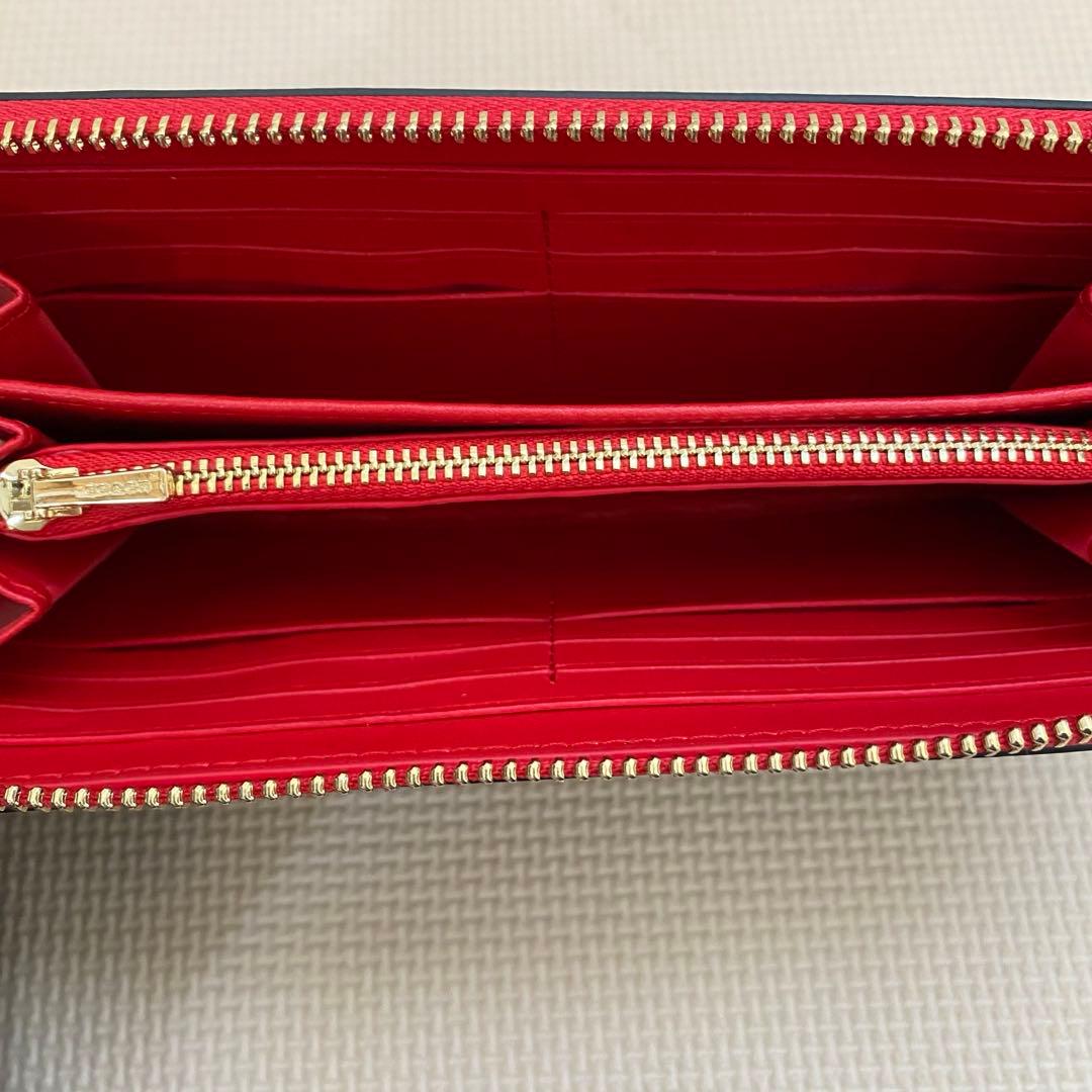 【COACH 新品】コーチ 長財布 ストラップ付 ラウンドジップ ギフトにも最適