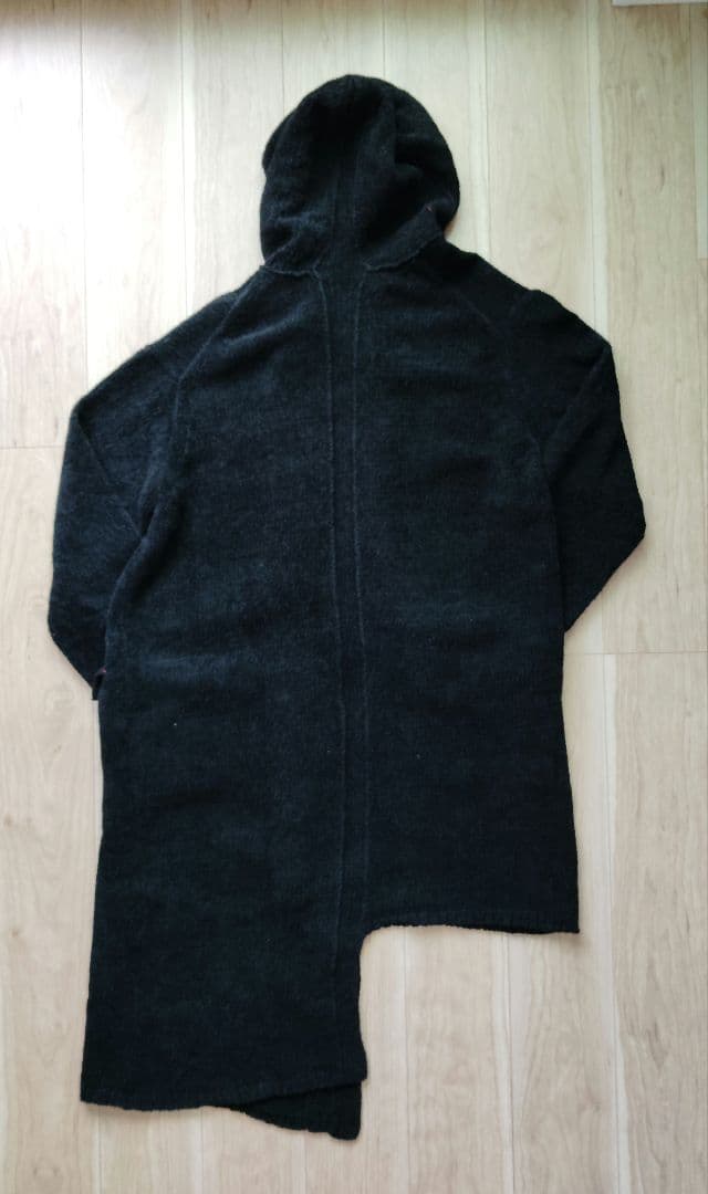 ★美品 19aw 多素材赤ラインダブルニットコート yohjiyamamoto